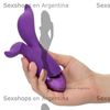 Vibrador con 2 motores y carga USB Aura Duo